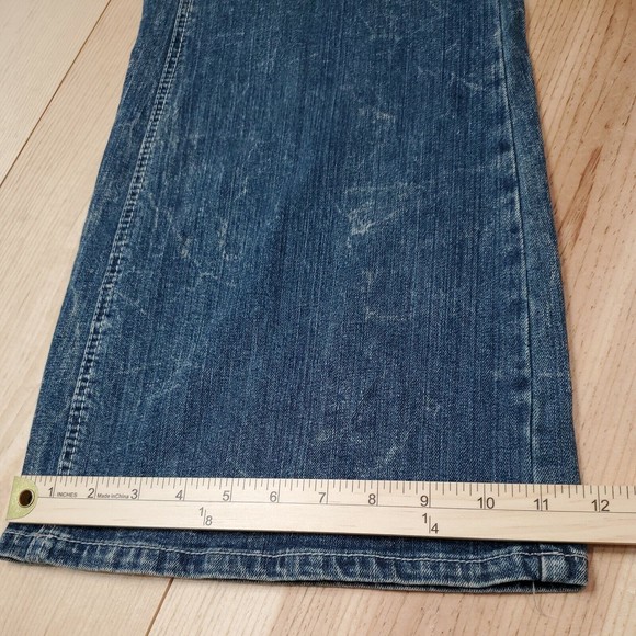 Y2K 90s Paris Blues Flare Bell Bottom Jeans Juniors Plus 25/Women's 22/24 NWT - Picture 11 of 12